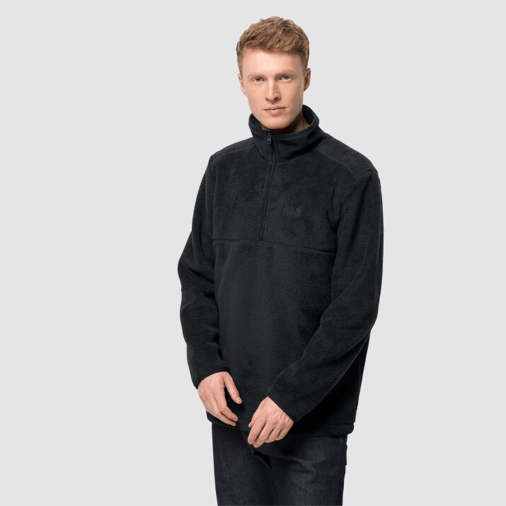 Pullover Jack Wolfskin Chilly Walk Hombre Negros Mexico-9153187